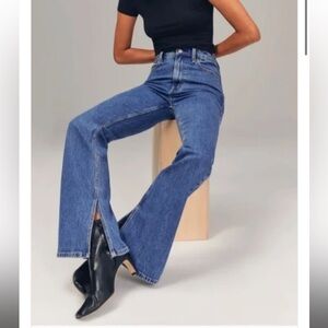 Abercrombie & Fitch Medium Wash Flare Jean
